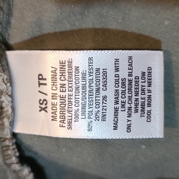 Prince & Fox Full Zip & Snap Enclosure Hooded Utility Jacket Size XS - Picture 5 of 16